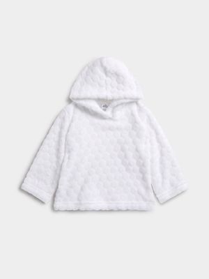 Jet Infant Girls White Embossed Active Top