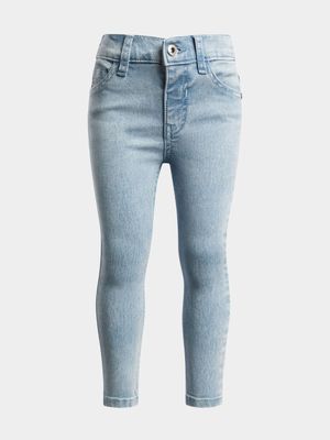Younger Girl's Ice Wash Skinny Jeans
