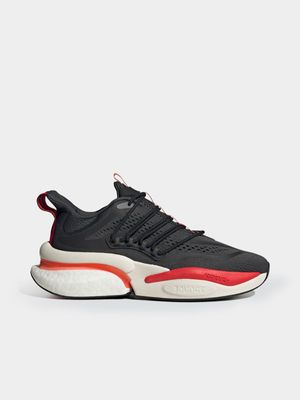 Mens adidas Alphaboost V1 Carbon/Red Sneakers