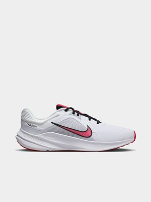 Mens Nike Quest 5 White/Red/Grey/Black Running Shoes