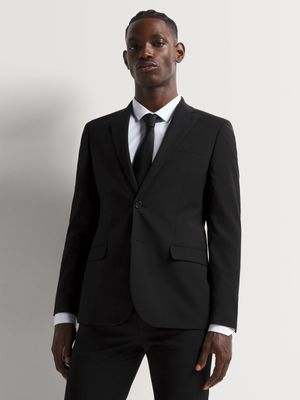 Men's Markham Core Slim Suit Black Jacket