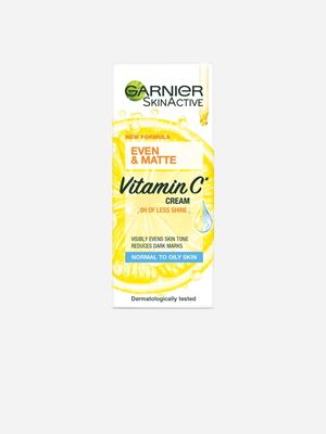 Garnier Even & Matte Vitamin C Day Cream - Normal To Oily Skin