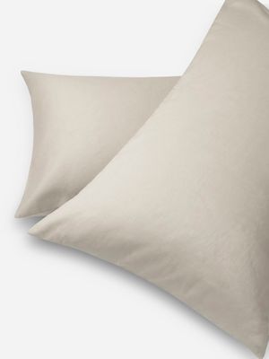 Everynight Cotton Pillowcase Set Natural