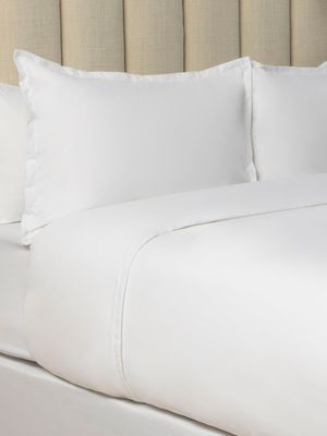 Granny Goose Most Breathable 200 Thread Count Cotton Duvet Cover Set White