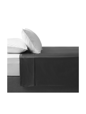 Gold Seal Certified Egyptian Cotton 300 Thread Count Flat Sheet Charcoal