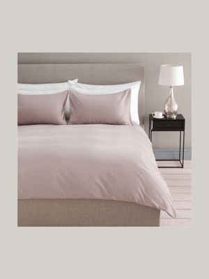 Gold Seal Certified Egyptian Cotton 300 Thread Count Duvet Cover Set Mauve