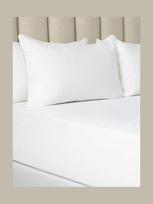 Everynight Cotton Fitted Sheet White