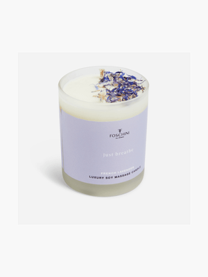 Foschini All Woman French Lavender - Soy Massage Candle