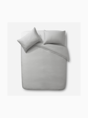 Gold Seal Certified Egyptian Cotton 300 Thread Count Duvet Cover Set Silver