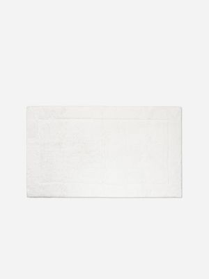 Cotton Bathmat Large White