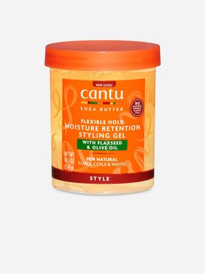 Cantu Moisture Retention Styling Gel with Flaxseed and Olive Oil 524g