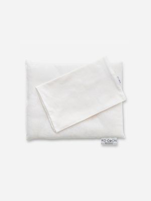 ko-coon Baby pillow case milky white soft cotton knit 30x40cm
