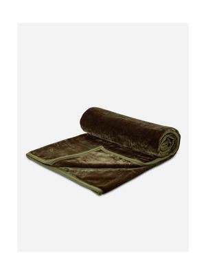 Luxury Mink Blanket Olive 200x240cm