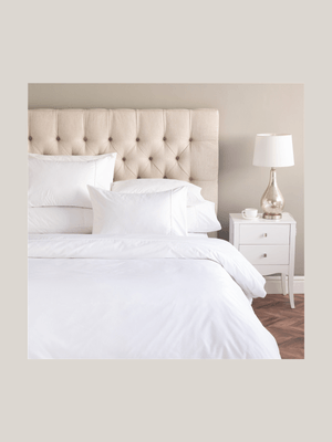 Gold Seal Certified Egyptian Cotton 600 Thread Count Duvet Cover Set White