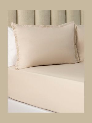 Granny Goose Most Breathable 200 Thread Count Cotton Flat Sheet Natural