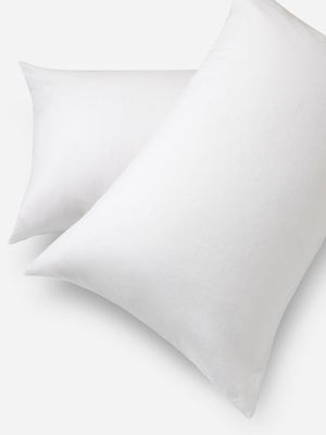 Cotton Winter Bedding Pillowcase 2 Pack White