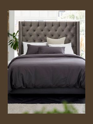 Gold Seal Certified Egyptian Cotton 800 Thread Count Pillowcase Charcoal