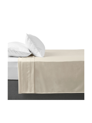 Gold Seal Certified Egyptian Cotton 800 Thread Count Flat Sheet Ivory
