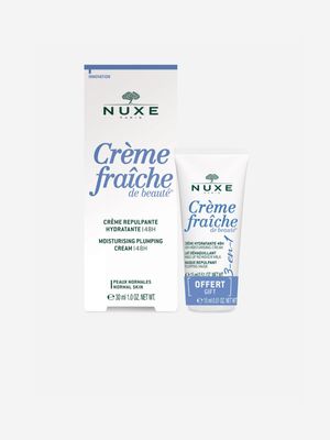 NUXE Women's Creme Fraiche Plumping Cream 30ml Hydrating Set