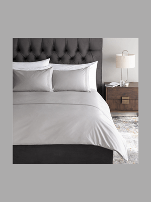 Gold Seal Certified Egyptian Cotton 800 Thread Count Duvet Cover Set Silver