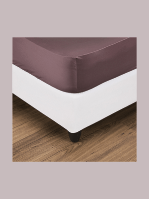 Gold Seal Certified Egyptian Cotton 600 Thread Count Fitted Sheet Mauve
