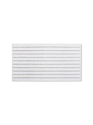 graccioza meridian bath rug 60x100cm white