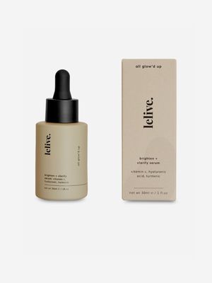 lelive. All glow'd up | brighten + clarify serum