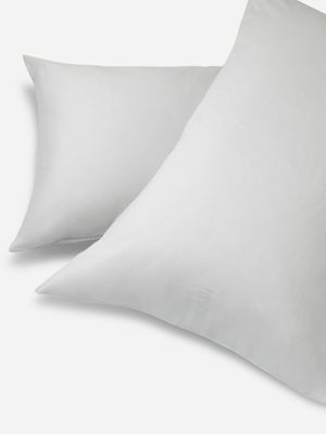 Everynight Cotton Pillowcase Set Silver