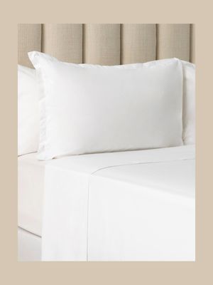 Granny Goose Most Breathable 200 Thread Count Cotton Flat Sheet White