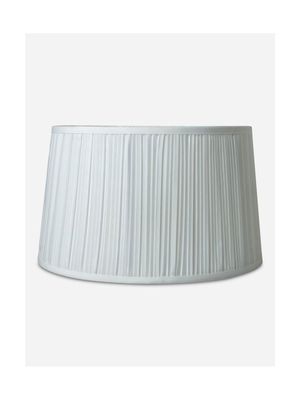 Tapered Pleated Lamp Shade White 24cm