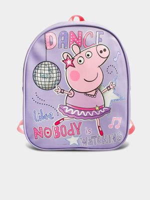 Peppa Pig Purple Backpack