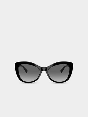 Vogue Eyewear Black Gradient Sunglasses