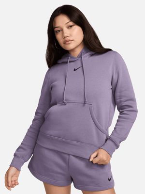 Womens Nike Sportswear Phoenix Fleece Purple Hoodie
