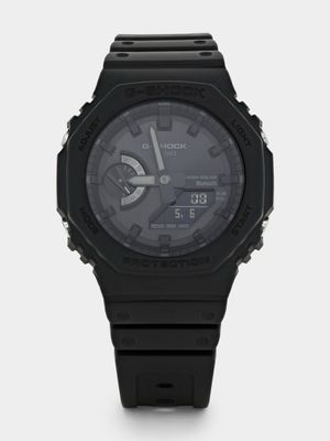 Casio G-Shock Carbon Core Ana Digi Black Resin Watch