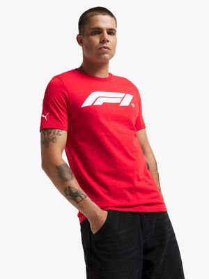 Puma F1® ESS Men's Motorsport Logo Red T-shirt