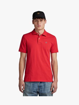 G-Star Men's Dunda Slim Red Polo Shirt