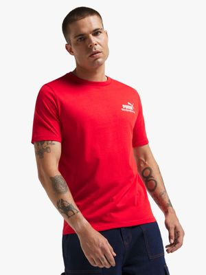 Puma Men's Graphic Red T-shirt