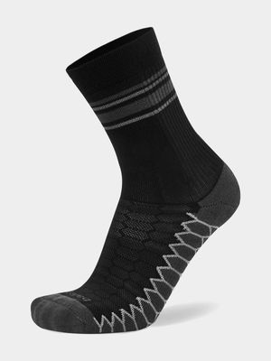 Balega Silver Mini Crew Black Socks