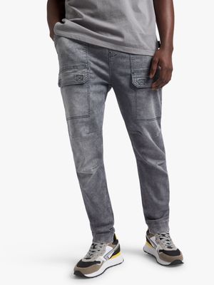 Men's Relay Jeans Utility Knit Grey Denim