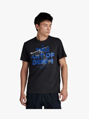 G-Star Men's Graphic Black T-Shirt