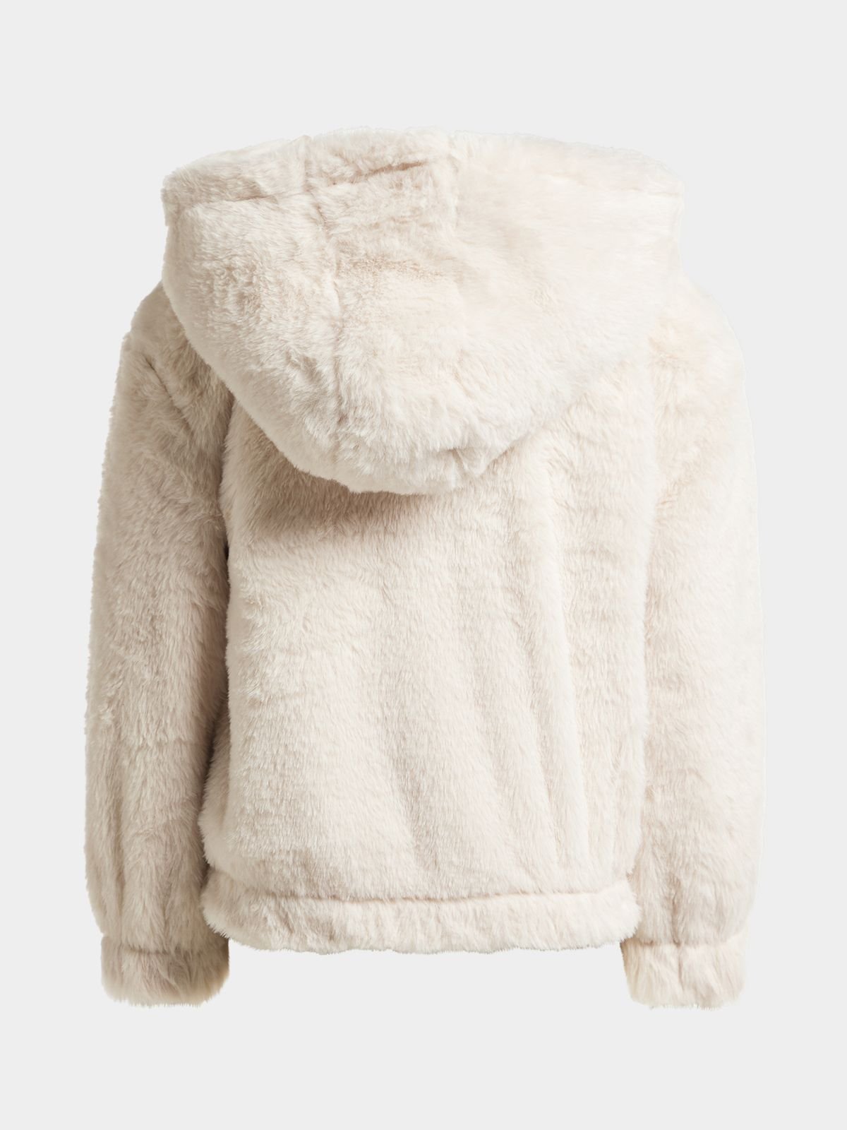 Jet Younger Girls Cream/Faux Fur Jacket - Bash.com