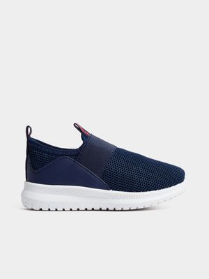 Jet Younger Boys Navy Sock Sneakers