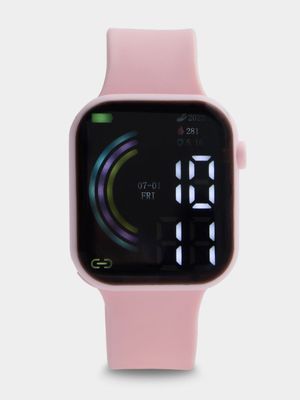 Women's Pink Digital Watch