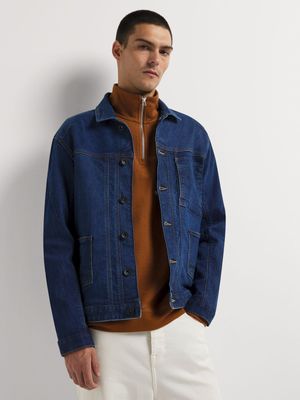Men's Union-DNM Fashion Blue Trucker Jacket