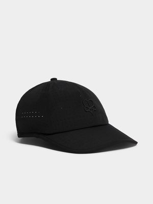 Anatomy Unisex Punchout Peak Black Cap