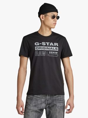 G-Star Men's Reflective Originals Black T-Shirt