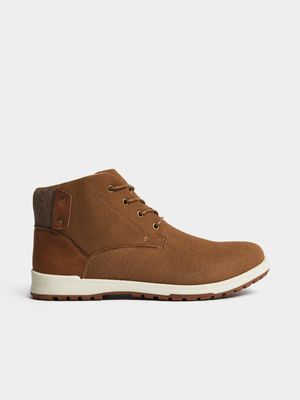 Jet Mens Brown Mid Boots