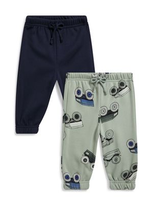 Jet Toddler Boys Navy/Sage 2 Pack Active Pants