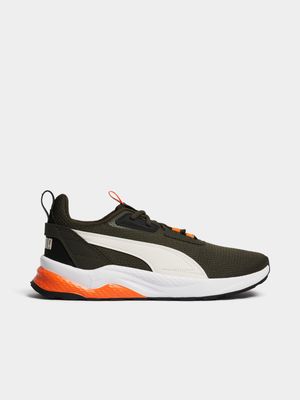 Mens Puma Anzarun FS 2.0 Olive/Orange Sneaker