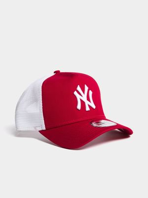 New Era New York Yankees 9Forty Trucker Red/White Cap